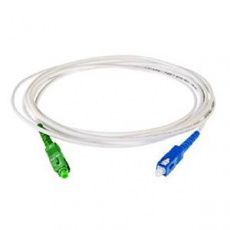 OPTIX SC/APC-SC/UPC FLEXI optický patch cord G.657B3 LSOH 2mm 7m bílý simplex