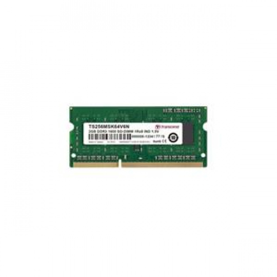 Transcend paměť 2GB DDR3 1600 SO-DIMM 1Rx8