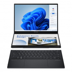 ASUS Zenbook Duo 14 OLED/UX8406CA-OLED166X/U9-285H/14"/2880x1800/T/32GB/1TB SSD/Arc 140T/W11P/Gray/2