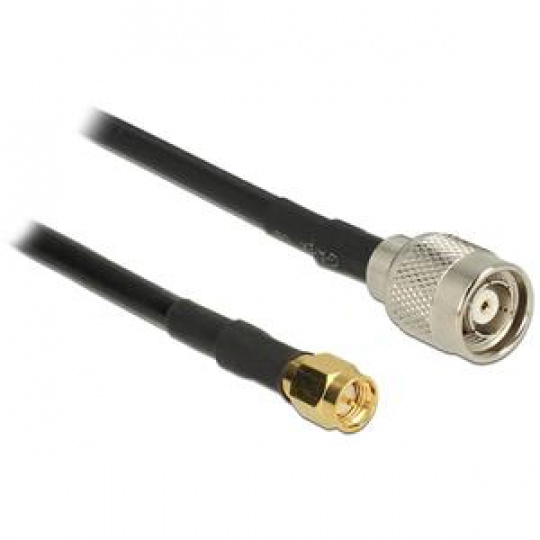 Delock Antenna Cable TNC Plug > SMA Plug CFD200 5 m low loss