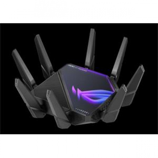 ASUS ROG Rapture GT-AXE16000, první čtyřpásmový herní router WiFi 6E na světě, umožňuje rychlosti až 16 000 Mb/s