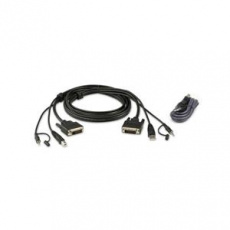 ATEN 3M USB DVI-D Dual Link Secure KVM Cable Kit