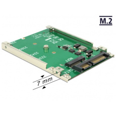 Delock 2.5” Konvertor SATA 22 Pin > M.2 NGFF