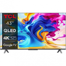 TCL 43C645 TV SMART Google TV QLED/108cm/4K UHD/3100 PPI/50Hz/Direct LED/HDR10+/Dolby Atmos/DVB-T/T2/C/S/S2/VESA + 3 roky záruky po registraci