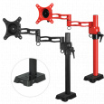 ARCTIC Z1 red - single monitor arm with USB Hub in