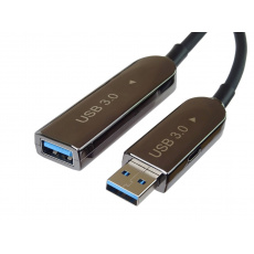 PremiumCord USB 3.0 + 2.0 AOC kabel A/M - A/F 15m