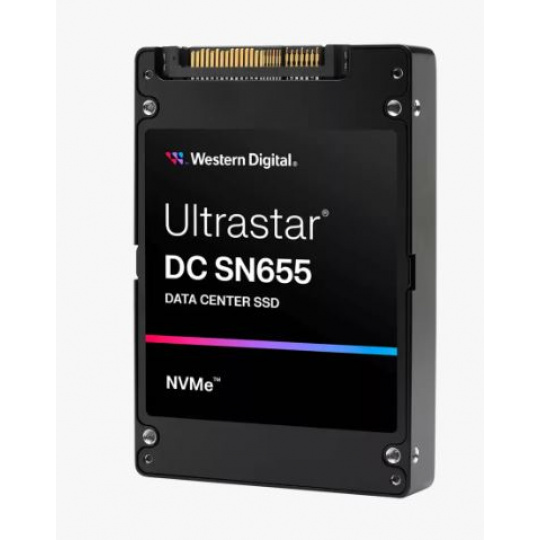 WD Ultrastar SN655/7,68TB/SSD/U 3.15/Černá/5R