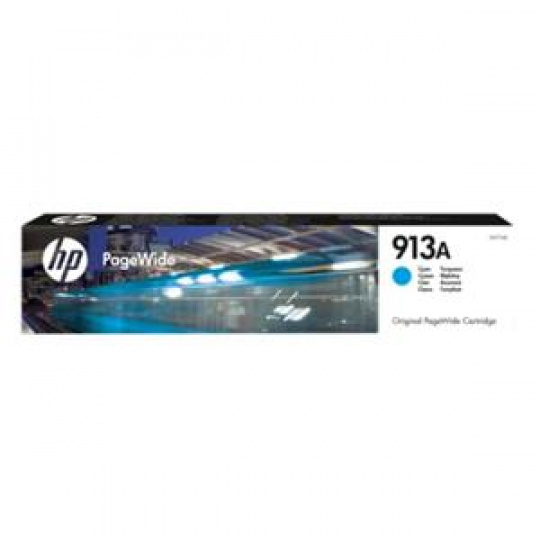 HP PageWide Cartridge 913A/Cyan/3000 stran