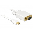 Delock Kabel Displayport mini samec > VGA 15 pin samec 2 m