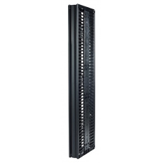 Valueline, Vertical Cable Manager for 2 & 4 Post Racks, 84"H X 6"W, Double-Sided with Doors