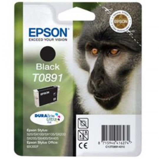 EPSON cartridge T0891 black (opice)