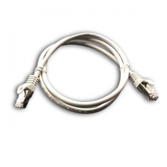 DATACOM Patch cord S/FTP CAT6A 1m šedý