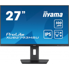 iiyama ProLite/XUB2793HSU-B7/27"/IPS/FHD/100Hz/1ms/Black/3R