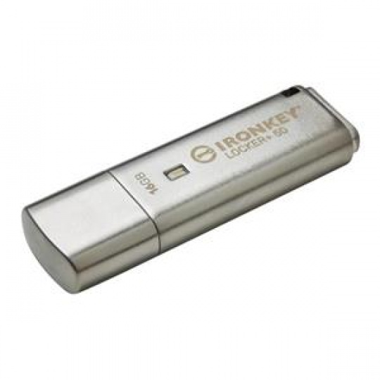 KINGSTON 16GB IronKey Locker Plus 50 AES Encrypted, USBtoCloud