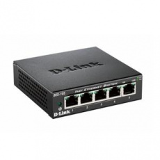 D-Link DES-105/E 5-port 10/100 Metal Housing Desktop Unmanaged Switch