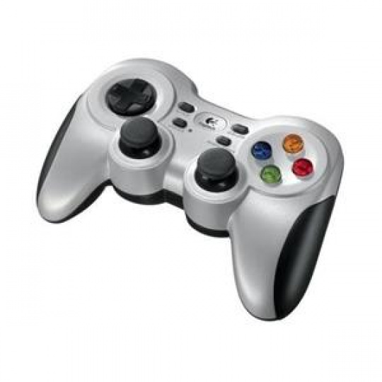 Logitech Gamepad F710, bezdrátový, stříbrný