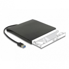 Delock Externí pouzdro pro 5.25” Slim disky SATA 12,7 mm na SuperSpeed USB 5 Gbps Typ-A samec