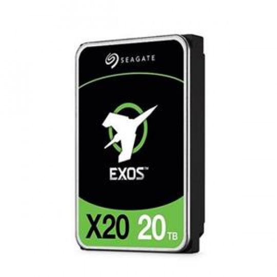 Seagate Exos X20 HDD, 20TB, 3.5", SATAIII, 256MB cache, 7.200RPM