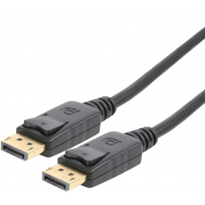 PremiumCord DisplayPort 2.0 přípojný kabel M/M, zlacené konektory, 1,5m