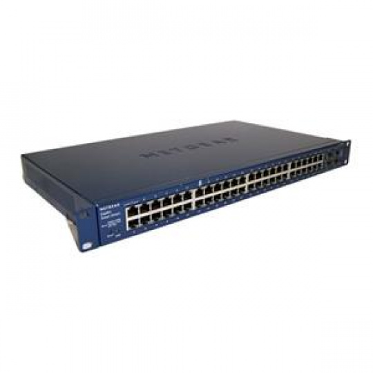 Netgear 48xGbE, 4xSFP shared, SMART SWITCH, static routing, IPv6, LAGs