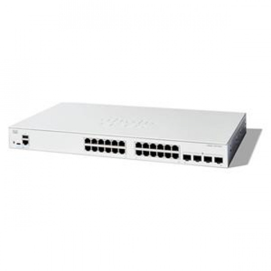 Cisco Catalyst switch C1300-24T-4G (24xGbE,4xSFP,fanless) - REFRESH