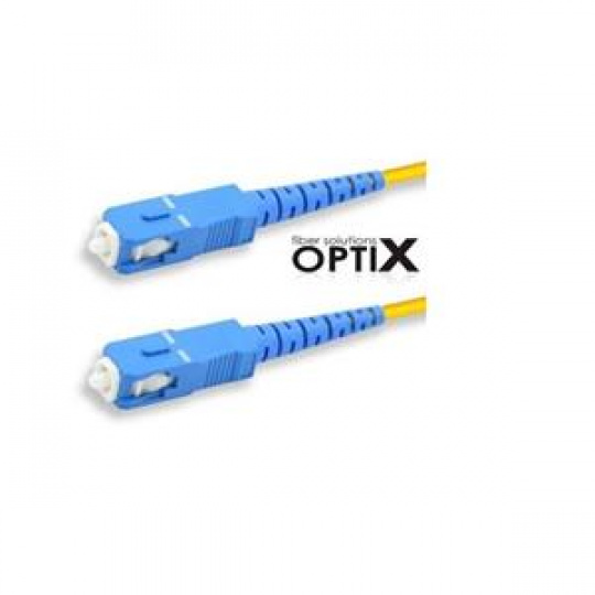 OPTIX SC/UPC-SC/UPC patchcord arm. bílý 9/125 1m 3mm B3 LSZH simplex