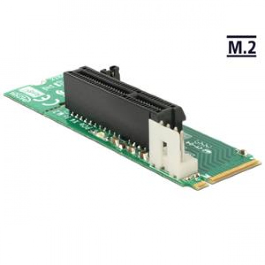 Delock Adapter M.2 NGFF Key M male > PCI Express x4 Slot