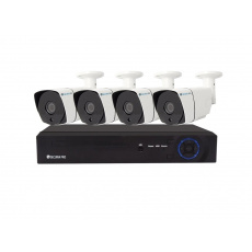 Kamerový set Securia Pro NVR4CHV8-W IP, 8Mpx, 4 kamery, PoE NVR, bílá, po opavě