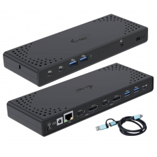 I-tec USB 3.0 / USB-C / Thunderbolt Dual Display Docking Station + PD 100W