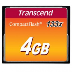 Transcend 4GB CF (133X) paměťová karta (MLC)