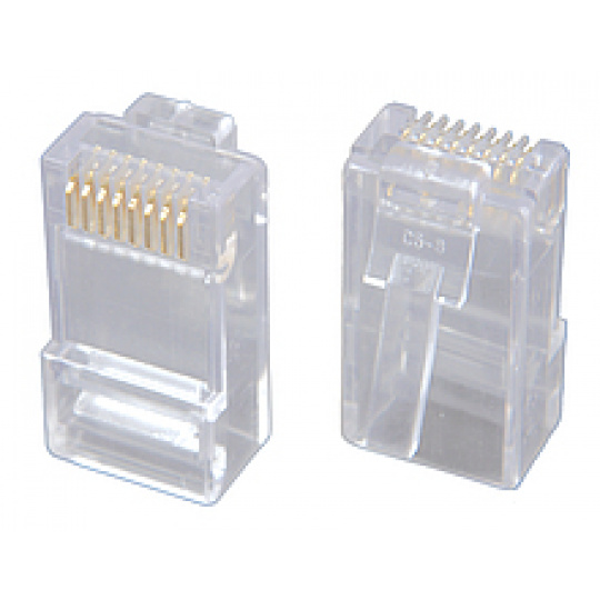 Konektor RJ45 CAT5E UTP 8p8c pro licnu 1ks