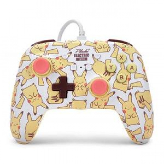 PowerA Enhanced Wired Controller for Nintendo Switch - Pikachu Blush