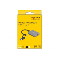 Delock USB Type-C™ čtečka karet pro paměťové karty CFexpress typu A