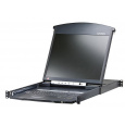 Aten 16-port Cat.5 KVM PS/2+USB,19" LCD, IP