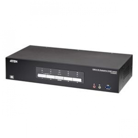 Aten 4-Port USB 3.0 4K DisplayPort KVMP™ Switch pro ATC