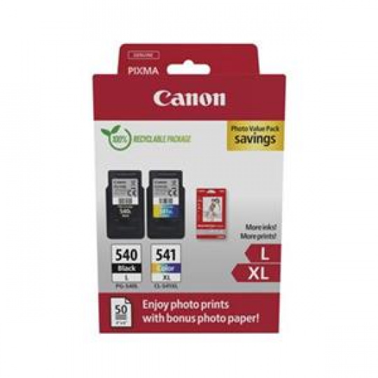 Canon cartridge PG-540L/CL-541XL PHOTO VALUE SEC / Black + Color / 11ml + 15ml