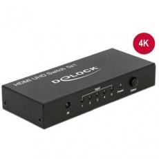 Delock HDMI UHD Switch 5 x HDMI in >1 x HDMI out 4K 18685 Delock HDMI UHD Switch 5 x HDMI in >1 x HDMI out 4K