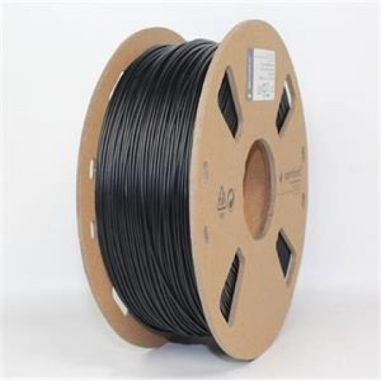 Gembird tisková struna (filament), PLA flexibilní, 1,75mm, 1kg, černá