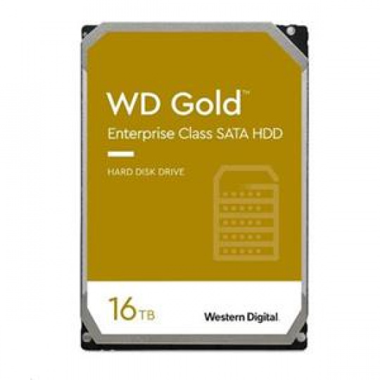 WD GOLD WD161KRYZ 16TB SATA/ 6Gb/s 512MB cache 7200 ot.