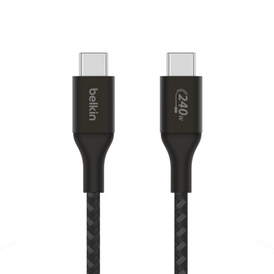 Belkin Boost charge USB-C kabel 240W, 2m, černý