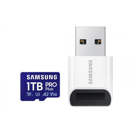 Samsung PRO Plus/micro SDXC/1TB/UHS-I U3 / Class 10/+ Adaptér/Modrá