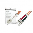 Digitus Fiber Optic Patch Cord, LC to ST Multimode, OM1, 62.5/125 µ, Duplex Length 5m