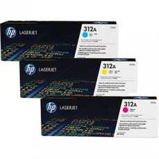 HP toner 312A/CMY/3x2700 stran/3-pack