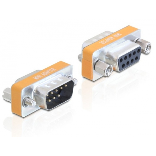 Delock adaptér Null Modem Sub-D 9 pin samec / samice