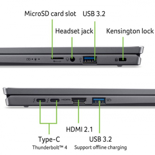 Acer Swift Go 16 (SFG16-72-52KV) Ultra 5 /16GB/512GB SSD/16" WQXGA+/Win11 Home/šedá