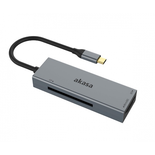 AKASA USB 3.2 Type-C čtečka karet