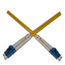 Optický patchkabel duplexní, LC-LC 9/125um SM, 30m, OS2