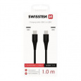 SWISSTEN NABÍJECÍ KABEL USB-C / USB-C 1,0 M ČERNÝ