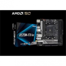 ASROCK MB A520M-ITX/AC (AM4, amd A520, mini ITX, 2xDDR4 4733+, VGA+HDMI, WIFI)