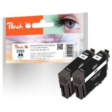 PEACH kompatibilní cartridge Epson 502BK black ,(C13T02V14010) TwinPack, 2x6.2ml